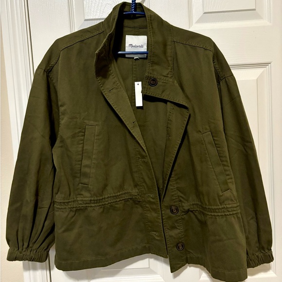 NWT Madewell Highbury Military Jacket, size Medium - Picture 6 of 10